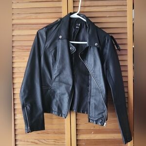 Forecer 21 Faux Leater Motorcycle Jacket
